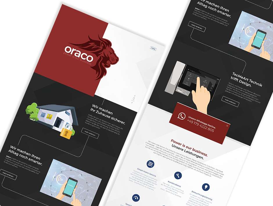 ororaco Website Design