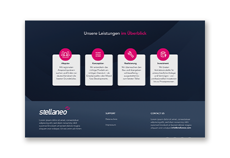Stellaneo Website Design